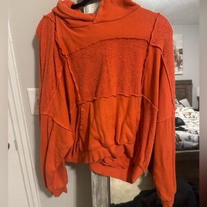 orange american eagle sweatshirt